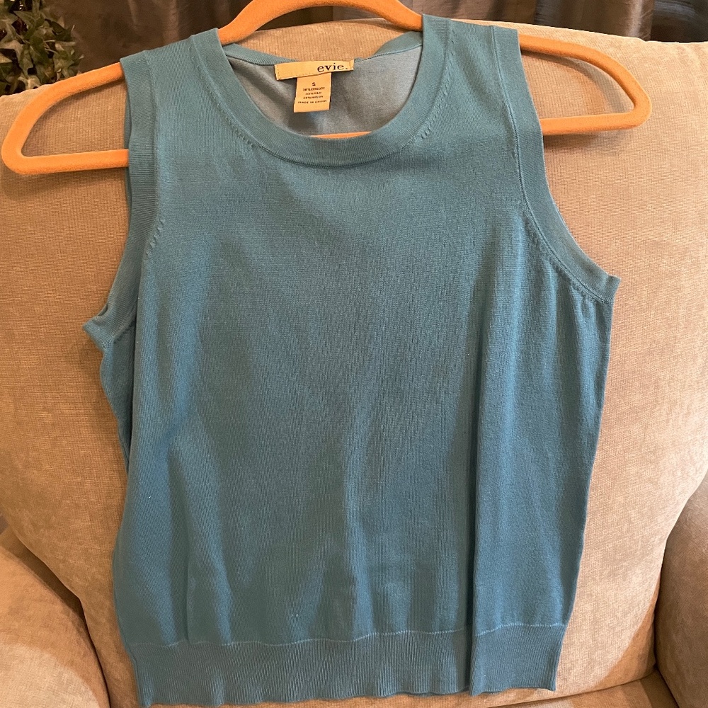 Women's Top | evie. | Size: S | Aqua